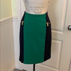 Michael Kors color blocked pencil skirt -size 10